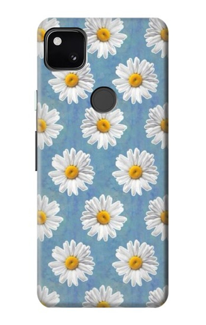 S3454 フローラルデイジー Floral Daisy Google Pixel 4a バックケース、フリップケース・カバー