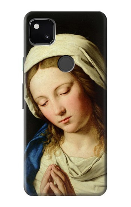 S3476 聖母マリアの祈り Virgin Mary Prayer Google Pixel 4a バックケース、フリップケース・カバー