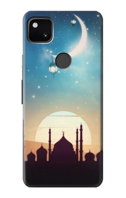 S3502 イスラムの夕日 Islamic Sunset Google Pixel 4a バックケース、フリップケース・カバー