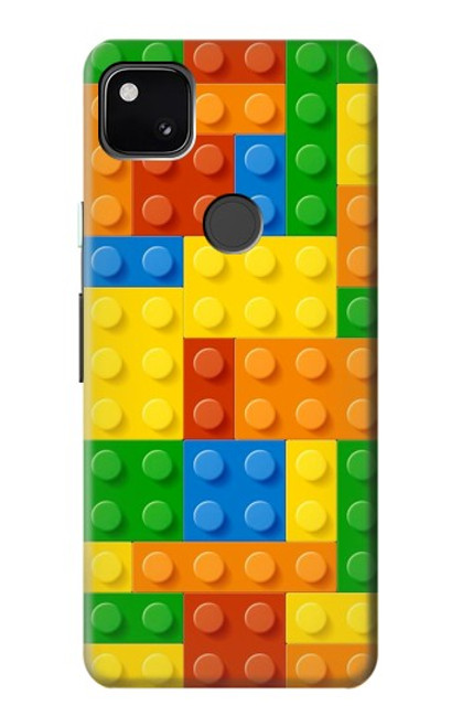 S3595 レンガのおもちゃ Brick Toy Google Pixel 4a バックケース、フリップケース・カバー