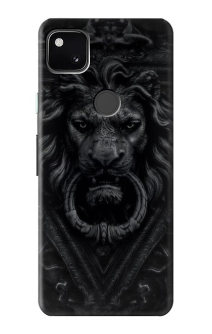 S3619 ダークゴシックライオン Dark Gothic Lion Google Pixel 4a バックケース、フリップケース・カバー