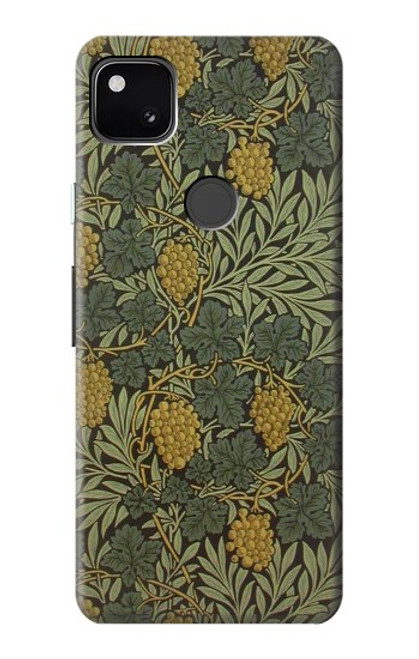 S3662 ウィリアム・モリス・ヴァイン・パターン William Morris Vine Pattern Google Pixel 4a バックケース、フリップケース・カバー