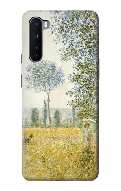 S2682 クロード・モネ 春の野 Claude Monet Fields In Spring OnePlus Nord バックケース、フリップケース・カバー