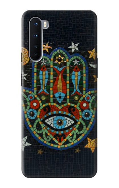 S3175 ハムサハンドモザイク Hamsa Hand Mosaics OnePlus Nord バックケース、フリップケース・カバー