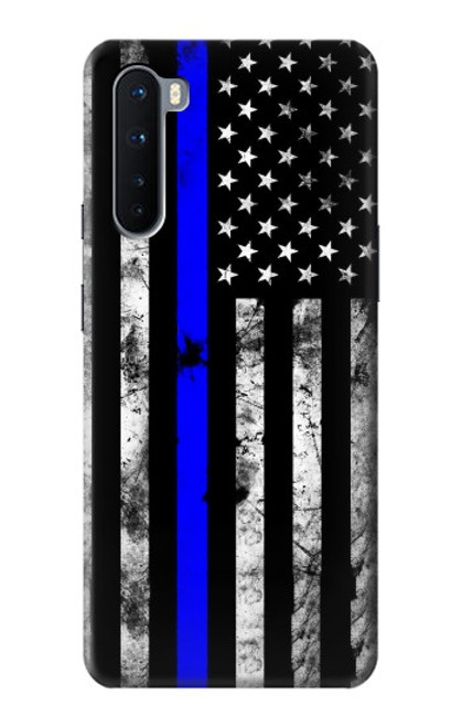 S3244 ブルーラインUSA Thin Blue Line USA OnePlus Nord バックケース、フリップケース・カバー