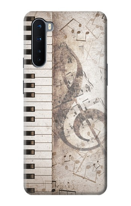 S3390 音符 Music Note OnePlus Nord バックケース、フリップケース・カバー