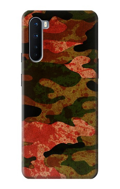 S3393 カモフラージュ 血液 Camouflage Blood Splatter OnePlus Nord バックケース、フリップケース・カバー