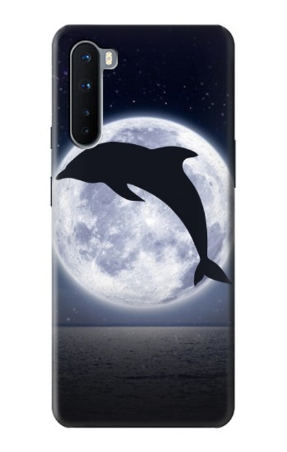 S3510 ドルフィン Dolphin Moon Night OnePlus Nord バックケース、フリップケース・カバー