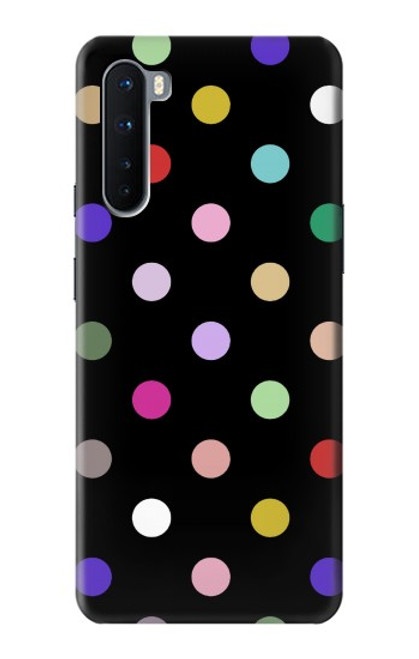 S3532 カラフルな水玉 Colorful Polka Dot OnePlus Nord バックケース、フリップケース・カバー