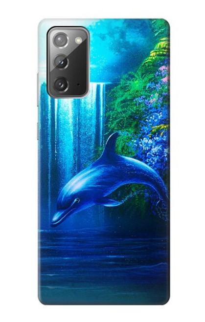 S0385 イルカ Dolphin Samsung Galaxy Note 20 バックケース、フリップケース・カバー