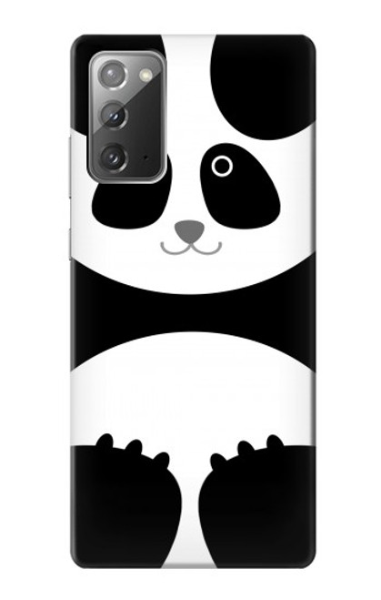 S2085 パンダミニマリスト Panda Minimalist Samsung Galaxy Note 20 バックケース、フリップケース・カバー