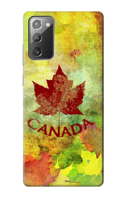 S2523 カナダ秋のメープルリーフ Canada Autumn Maple Leaf Samsung Galaxy Note 20 バックケース、フリップケース・カバー