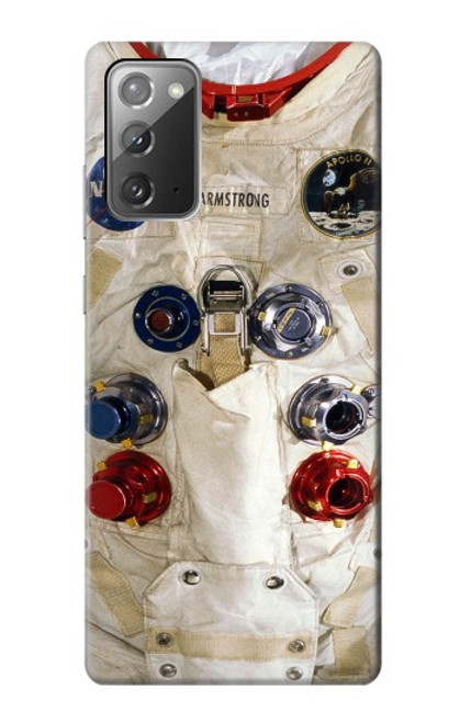 S2639 ニール・アームストロングホワイト宇宙飛行士の宇宙服 Neil Armstrong White Astronaut Space Suit Samsung Galaxy Note 20 バックケース、フリップケース・カバー