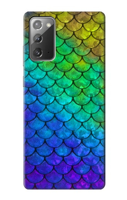 S2930 人魚のスケール Mermaid Fish Scale Samsung Galaxy Note 20 バックケース、フリップケース・カバー