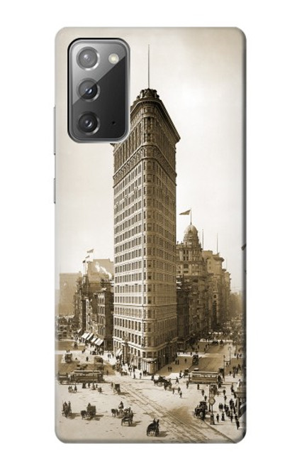 S3046 ニューヨーク フラットアイアンビル Old New York Flatiron Building Samsung Galaxy Note 20 バックケース、フリップケース・カバー