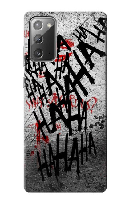 S3073 ジョーカー ハハハ・ブラッド・スプラッシュ Joker Hahaha Blood Splash Samsung Galaxy Note 20 バックケース、フリップケース・カバー