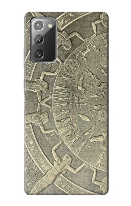 S3396 デンデラ星座古代エジプト Dendera Zodiac Ancient Egypt Samsung Galaxy Note 20 バックケース、フリップケース・カバー