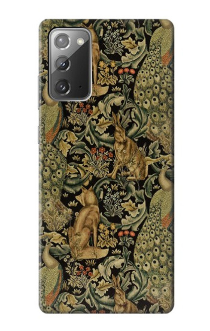 S3661 ウィリアム・モリス・フォレスト・ベルベット William Morris Forest Velvet Samsung Galaxy Note 20 バックケース、フリップケース・カバー