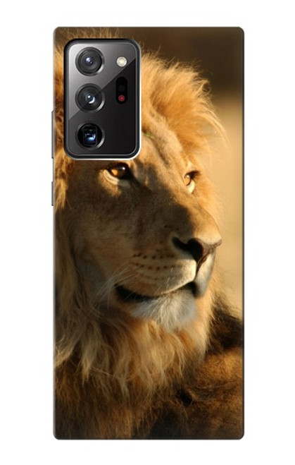 S1046 ライオン 森の王 Lion King of Forest Samsung Galaxy Note 20 Ultra, Ultra 5G バックケース、フリップケース・カバー