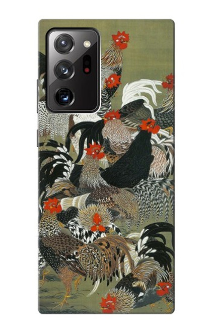 S2699 伊藤若冲 Ito Jakuchu Rooster Samsung Galaxy Note 20 Ultra, Ultra 5G バックケース、フリップケース・カバー