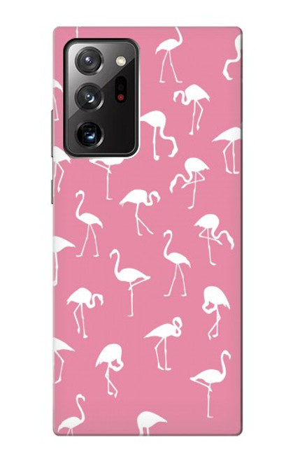 S2858 ピンクフラミンゴ柄 Pink Flamingo Pattern Samsung Galaxy Note 20 Ultra, Ultra 5G バックケース、フリップケース・カバー