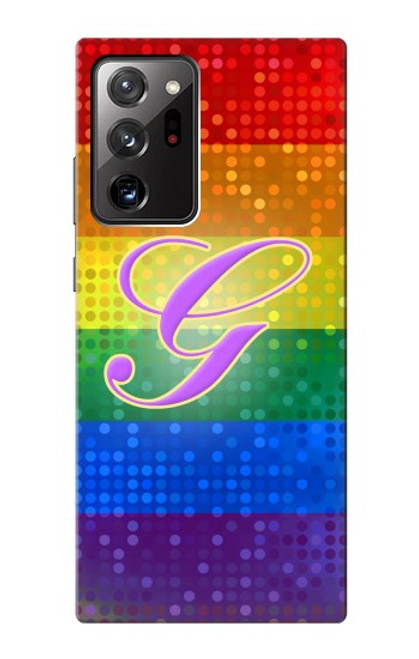 S2899 レインボーLGBTゲイプライド旗 Rainbow LGBT Gay Pride Flag Samsung Galaxy Note 20 Ultra, Ultra 5G バックケース、フリップケース・カバー