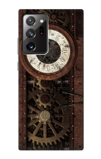 S3221 クロックギア Steampunk Clock Gears Samsung Galaxy Note 20 Ultra, Ultra 5G バックケース、フリップケース・カバー