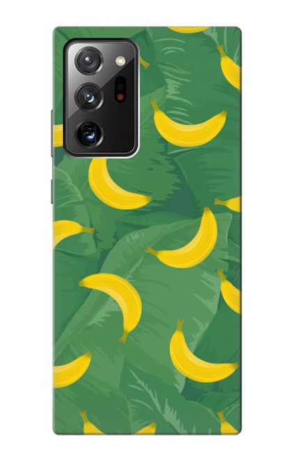 S3286 バナナの果物柄 Banana Fruit Pattern Samsung Galaxy Note 20 Ultra, Ultra 5G バックケース、フリップケース・カバー