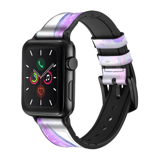 CA0682 ユニコーン Unicorn レザーシリコンApple Watchバンド アップルウォッチ バンド