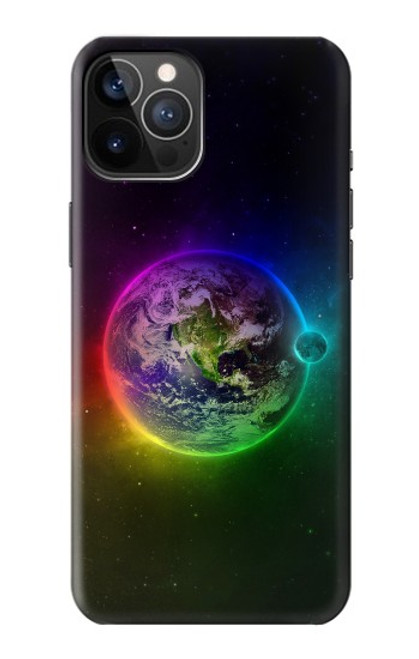 S2570 カラフルな惑星 Colorful Planet iPhone 12, iPhone 12 Pro バックケース、フリップケース・カバー