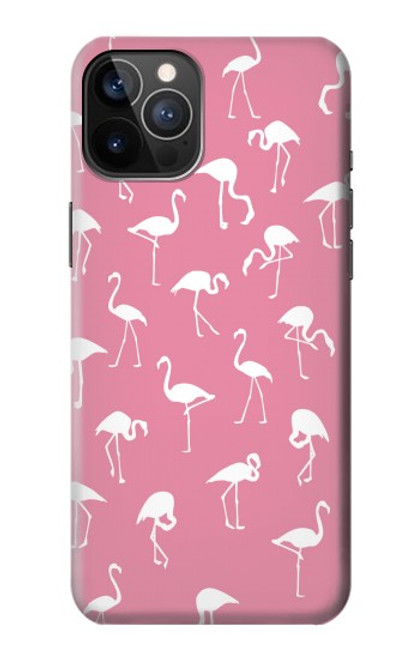 S2858 ピンクフラミンゴ柄 Pink Flamingo Pattern iPhone 12, iPhone 12 Pro バックケース、フリップケース・カバー