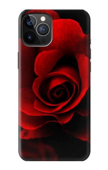 S2898 赤いバラ Red Rose iPhone 12, iPhone 12 Pro バックケース、フリップケース・カバー