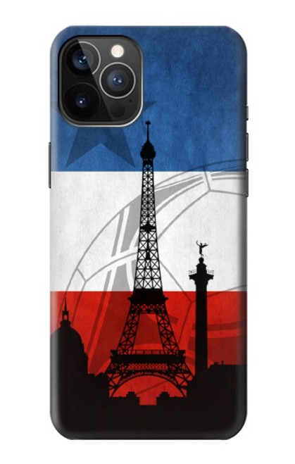 S2980 フランスサッカー France Football Soccer Flag iPhone 12, iPhone 12 Pro バックケース、フリップケース・カバー