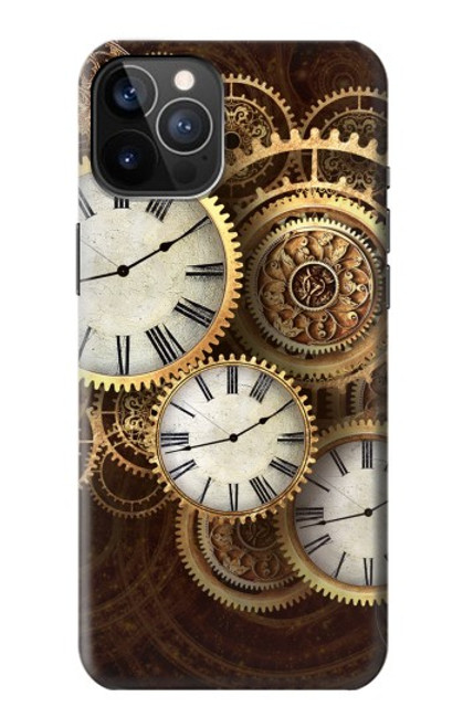 S3172 金時計 Gold Clock Live iPhone 12, iPhone 12 Pro バックケース、フリップケース・カバー