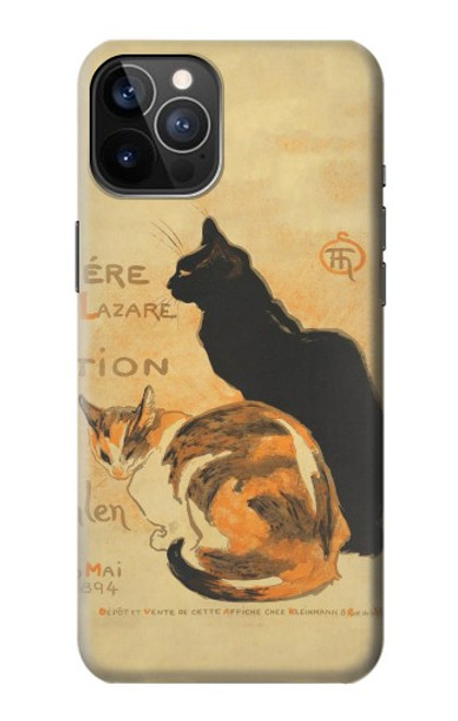 S3229 ヴィンテージ猫ポスター Vintage Cat Poster iPhone 12, iPhone 12 Pro バックケース、フリップケース・カバー