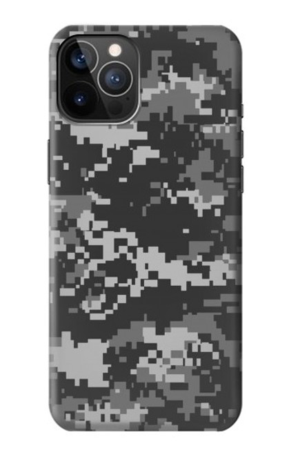 S3293 アーバンブラックカモ迷彩 Urban Black Camo Camouflage iPhone 12, iPhone 12 Pro バックケース、フリップケース・カバー