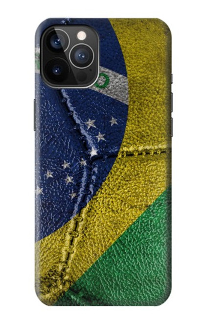 S3297 ブラジルの旗ビンテージフットボールのグラフィック Brazil Flag Vintage Football Graphic iPhone 12, iPhone 12 Pro バックケース、フリップケース・カバー