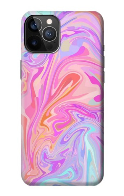 S3444 デジタルアートカラフルな液体 Digital Art Colorful Liquid iPhone 12, iPhone 12 Pro バックケース、フリップケース・カバー