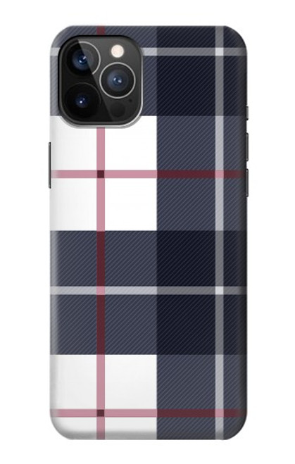 S3452 チェック柄 Plaid Fabric Pattern iPhone 12, iPhone 12 Pro バックケース、フリップケース・カバー