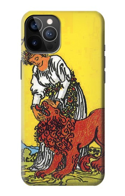 S3458 タロットカード 力 Strength Tarot Card iPhone 12, iPhone 12 Pro バックケース、フリップケース・カバー