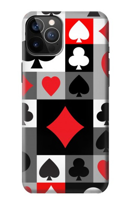 S3463 ポーカーカード Poker Card Suit iPhone 12, iPhone 12 Pro バックケース、フリップケース・カバー