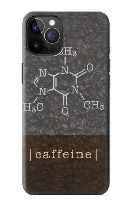S3475 カフェイン分子 Caffeine Molecular iPhone 12, iPhone 12 Pro バックケース、フリップケース・カバー