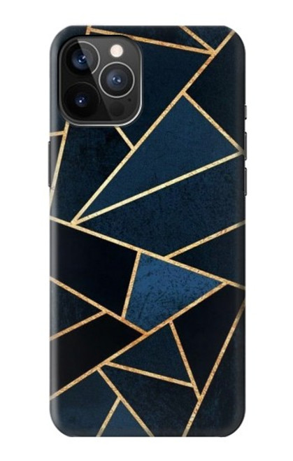 S3479 ネイビーブルーグラフィックアート Navy Blue Graphic Art iPhone 12, iPhone 12 Pro バックケース、フリップケース・カバー