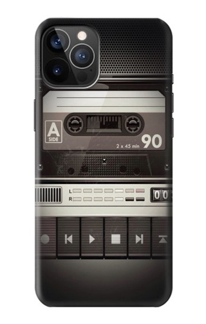 S3501 ビンテージカセットプレーヤー Vintage Cassette Player iPhone 12, iPhone 12 Pro バックケース、フリップケース・カバー