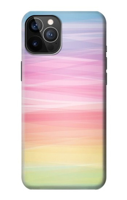 S3507 カラフルな虹 パステル Colorful Rainbow Pastel iPhone 12, iPhone 12 Pro バックケース、フリップケース・カバー