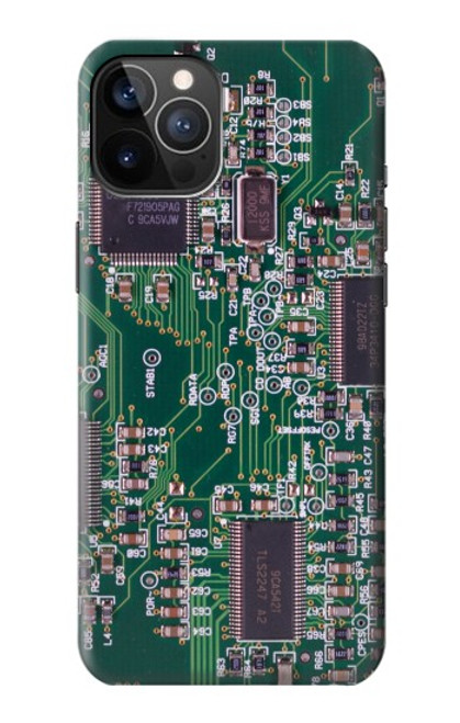 S3519 電子回路基板のグラフィック Electronics Circuit Board Graphic iPhone 12, iPhone 12 Pro バックケース、フリップケース・カバー