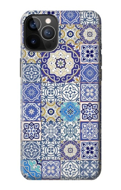 S3537 モロッコのモザイクパターン Moroccan Mosaic Pattern iPhone 12, iPhone 12 Pro バックケース、フリップケース・カバー
