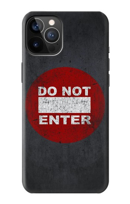 S3683 立入禁止 Do Not Enter iPhone 12, iPhone 12 Pro バックケース、フリップケース・カバー