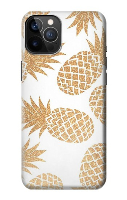 S3718 シームレスパイナップル Seamless Pineapple iPhone 12, iPhone 12 Pro バックケース、フリップケース・カバー