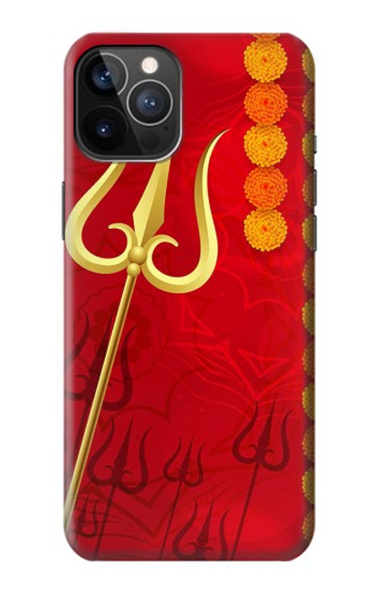 S3788 シブトリシューラ Shiv Trishul iPhone 12, iPhone 12 Pro バックケース、フリップケース・カバー